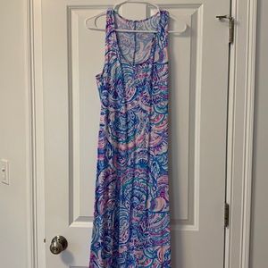 BNWT Lilly Pulitzer Treena Maxi Dress Happy as a clam size small